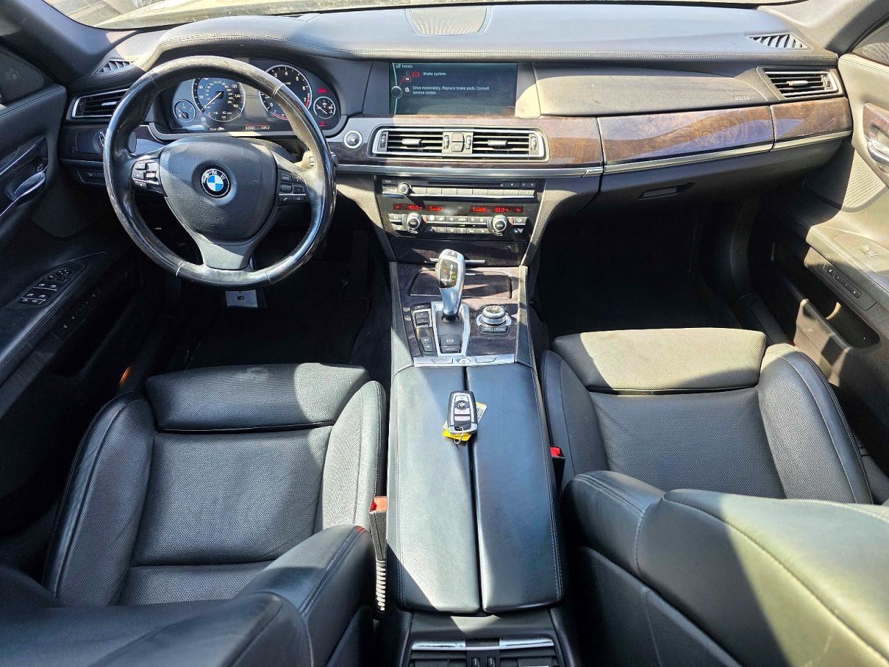 2011 Bmw 750 Li Black vin: WBAKC8C53BC431842
