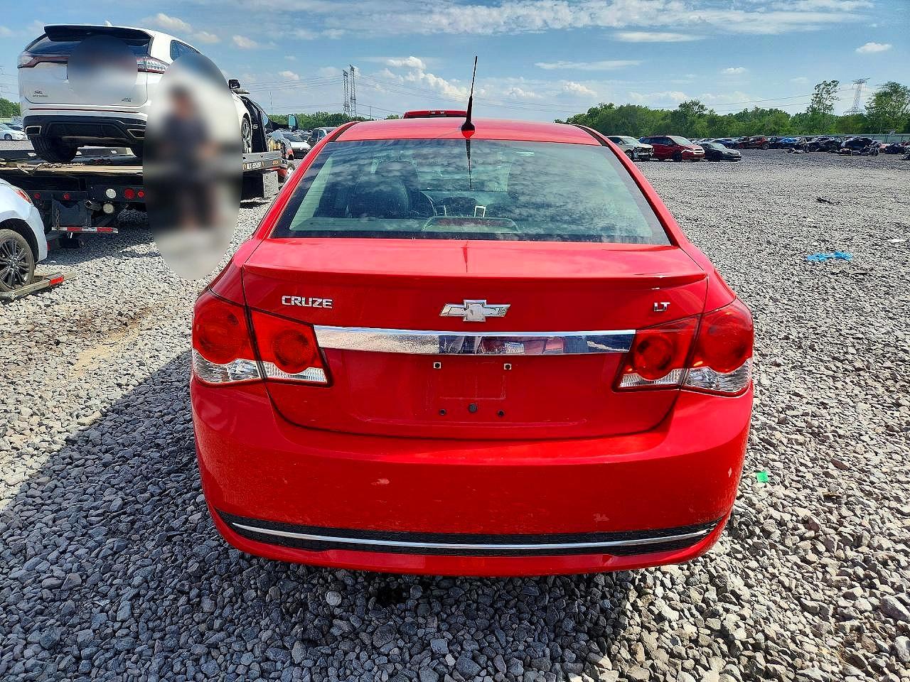 2014 Chevrolet Cruze Lt Красный vin: 1G1PE5SB3E7340360