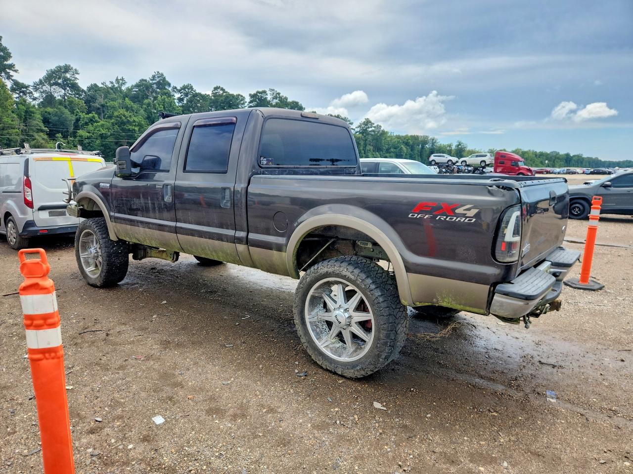2007 Ford F250 Super Duty Gray vin: 1FTSW21P07EA40655