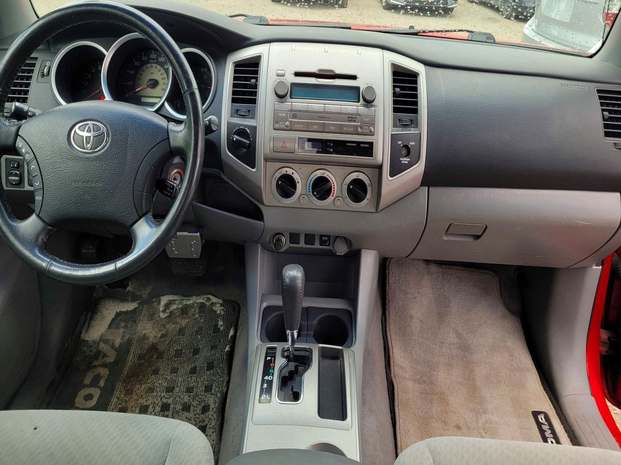 2010 Toyota Tacoma Access Cab Red vin: 5TEUU4EN6AZ672177
