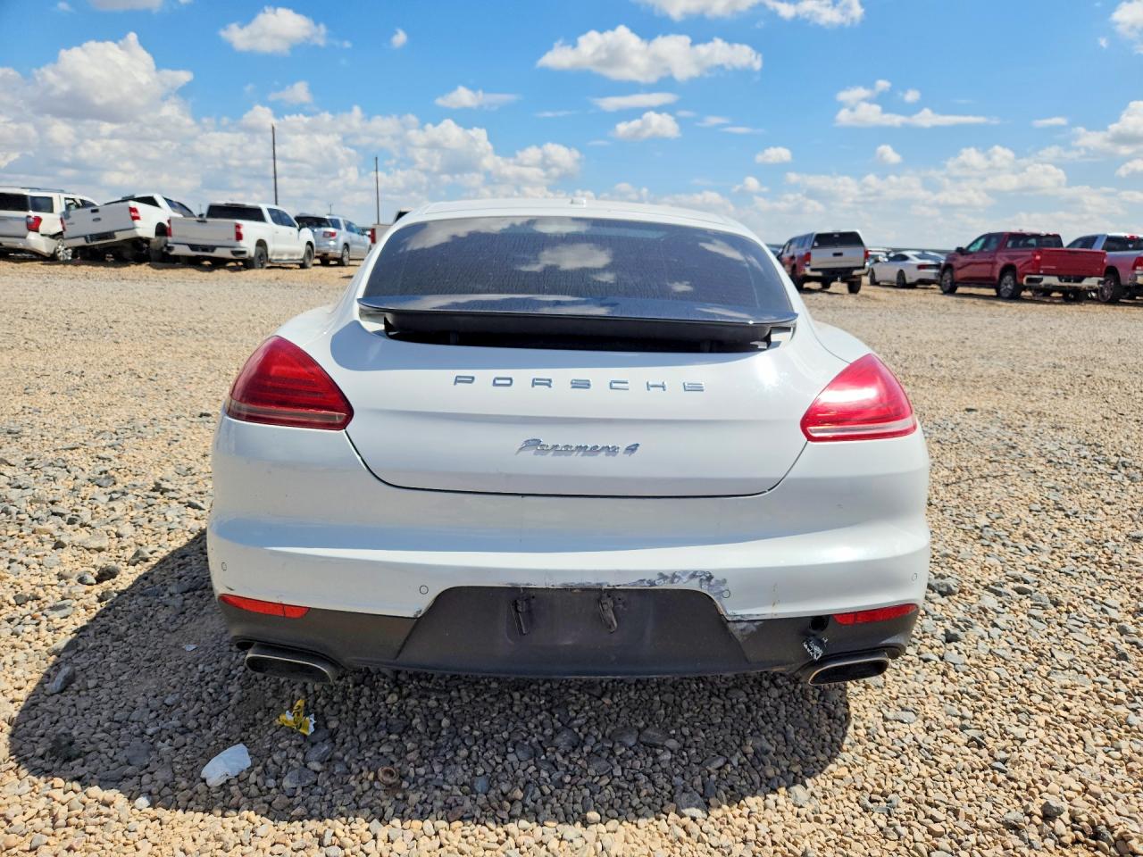 2014 Porsche Panamera 2 White vin: WP0AA2A73EL008026
