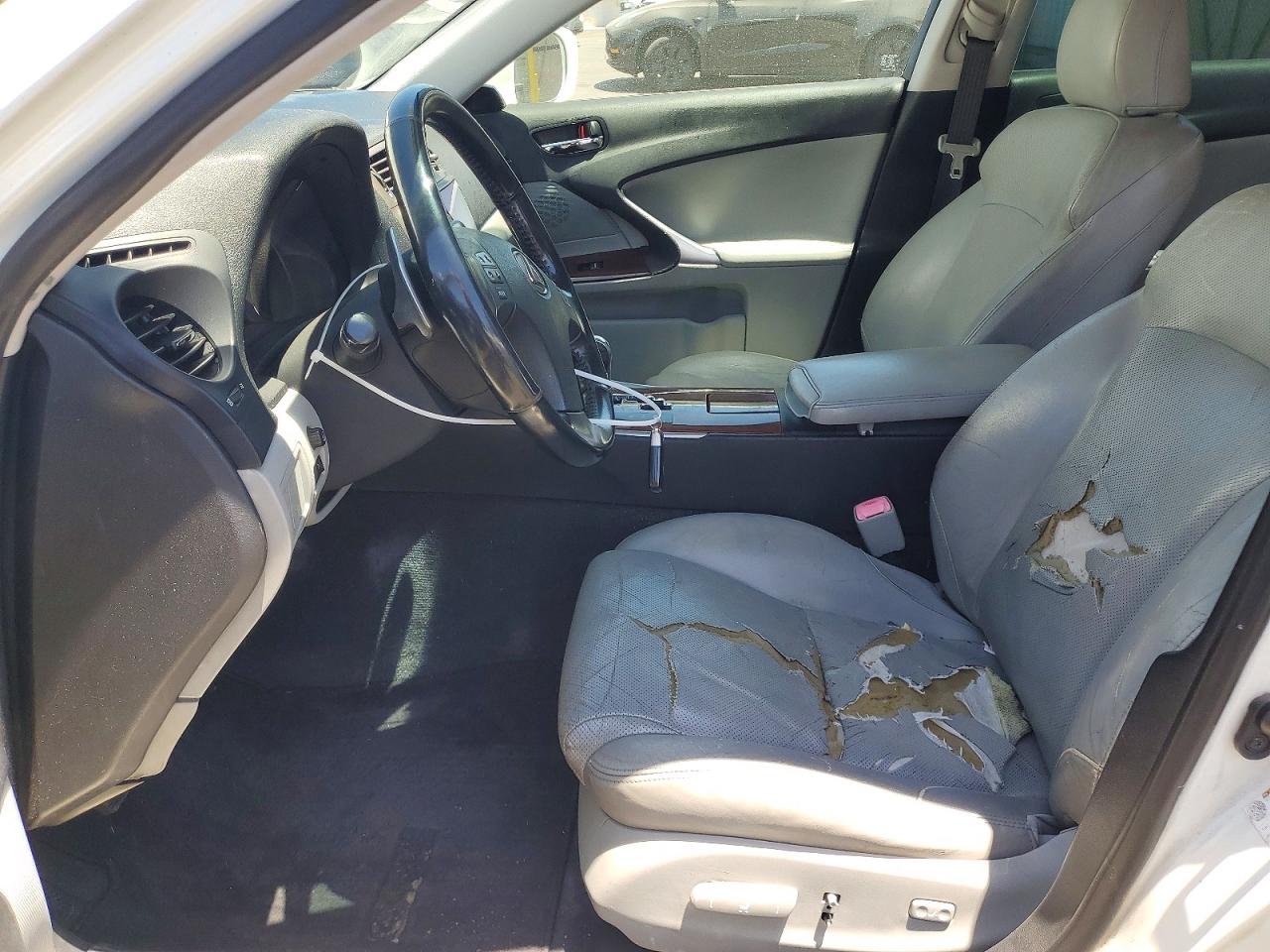 2007 Lexus Is 250 White vin: JTHBK262472032387