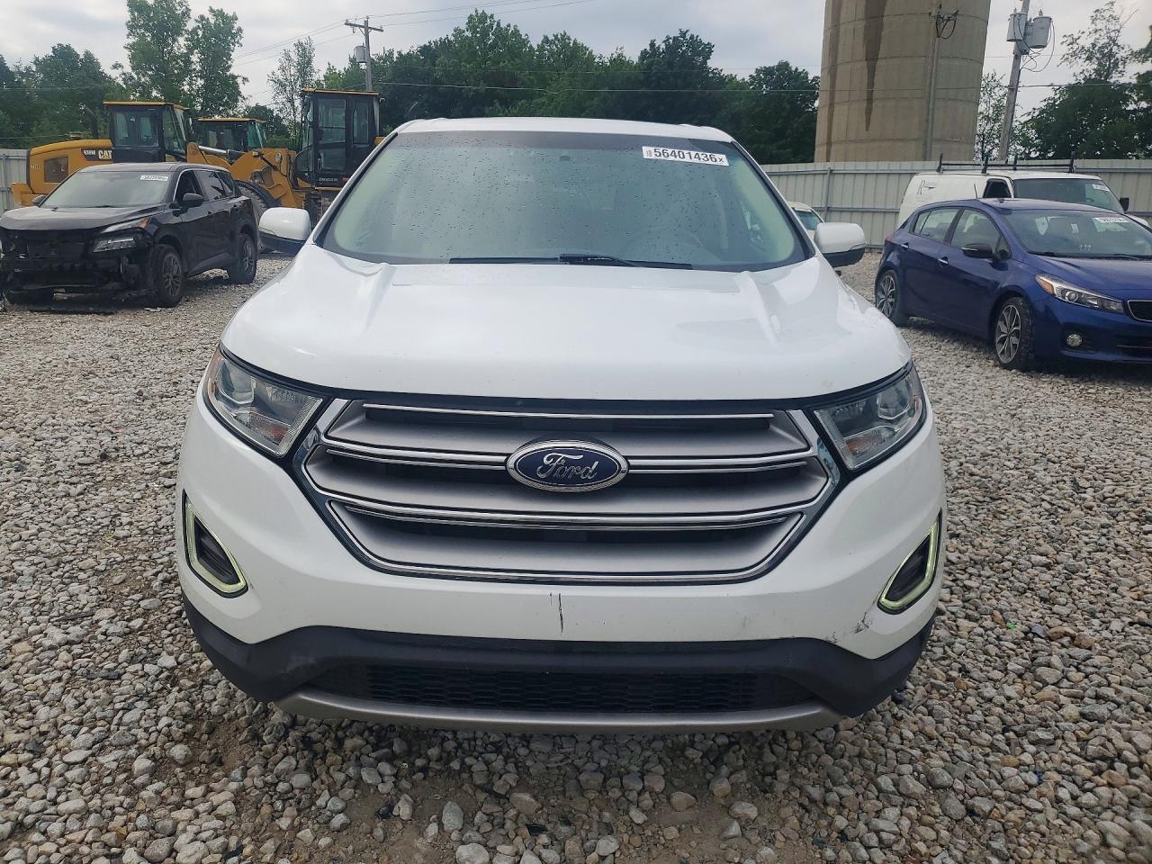 2016 Ford Edge Sel Белый vin: 2FMPK4J9XGBB26660