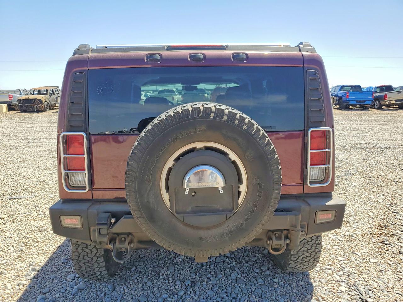 2006 Hummer H2 Темно-бордовый vin: 5GRGN23U86H111558