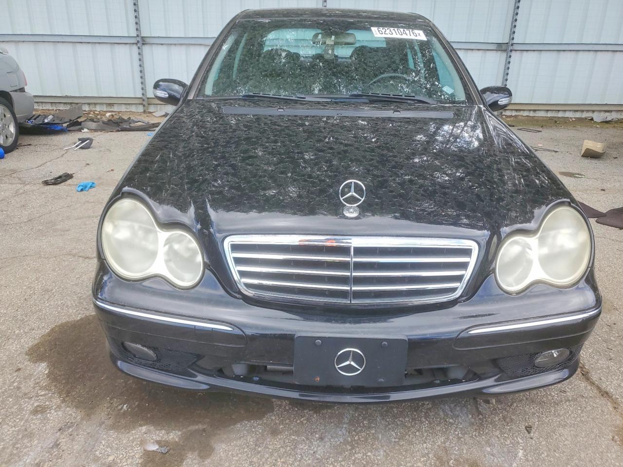 2006 Mercedes-benz C 230 Черный vin: WDBRF52H66F743594