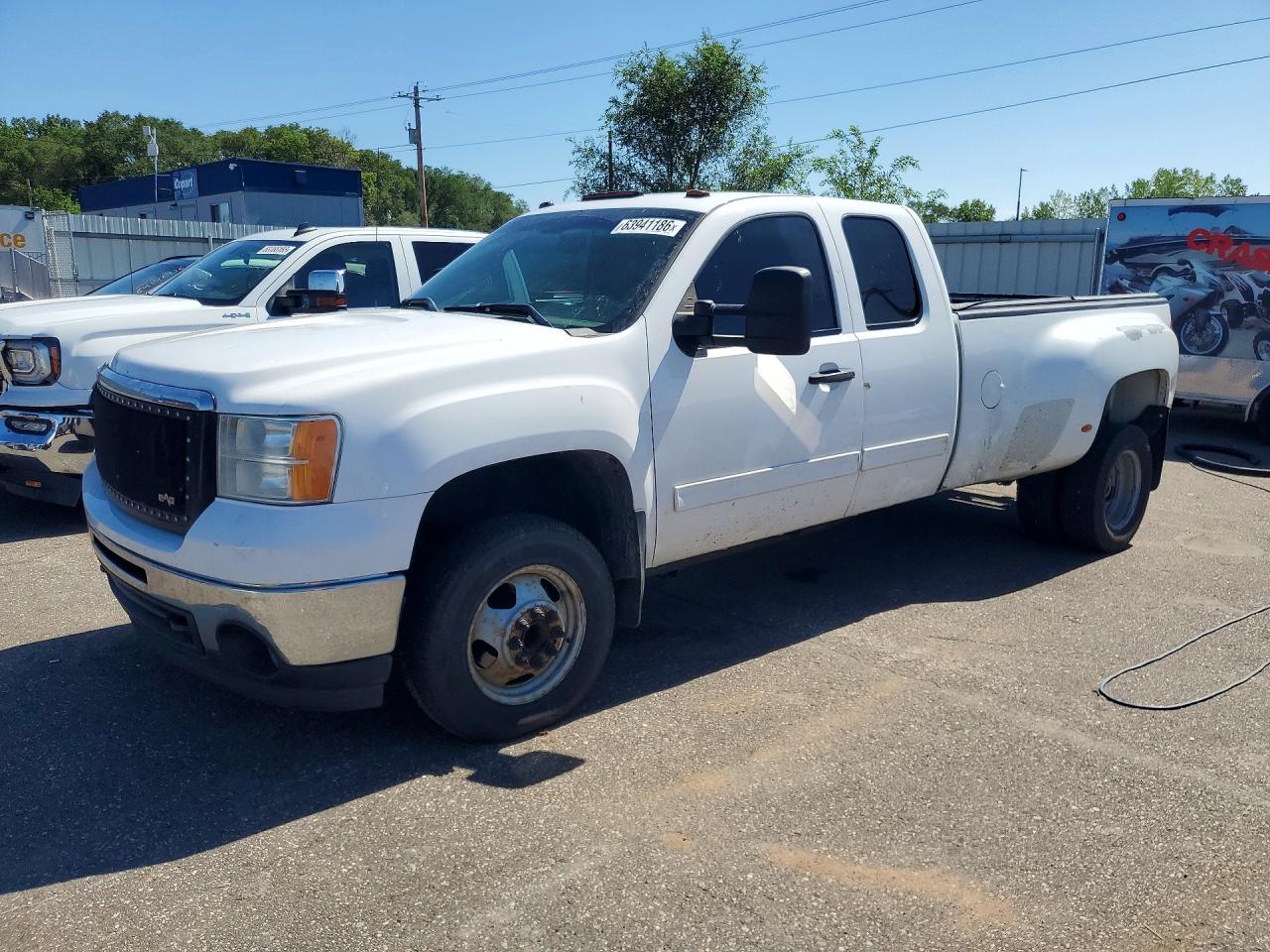 2009 Gmc Sierra C3500 Sle White vin: 1GTJC89629E137961