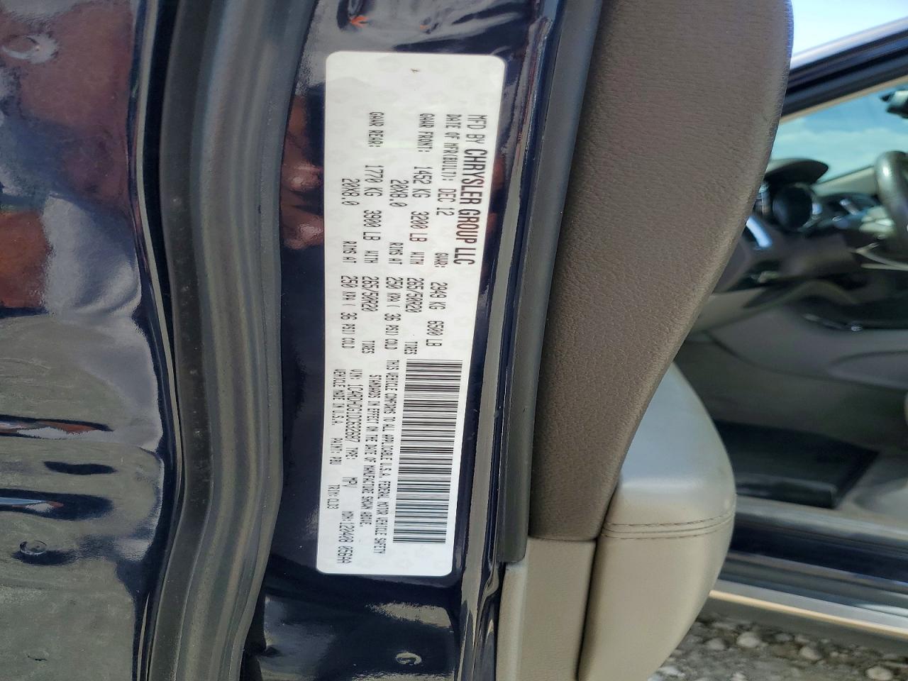 2013 Dodge Durango Blue vin: 1C4RDHDG1DC632687
