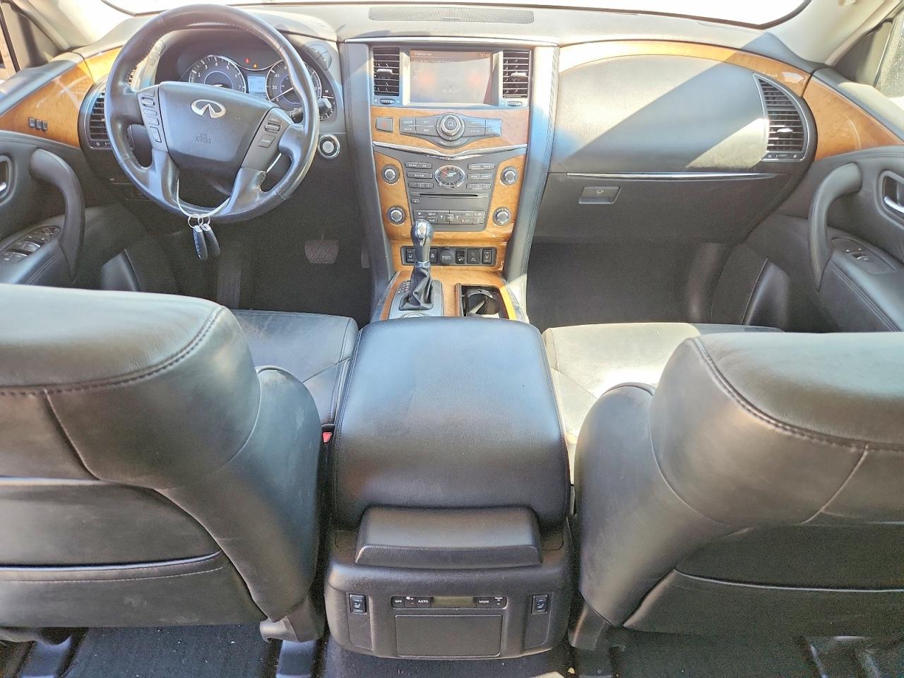 2014 Infiniti Qx80 Base White vin: JN8AZ2NE7E9067986