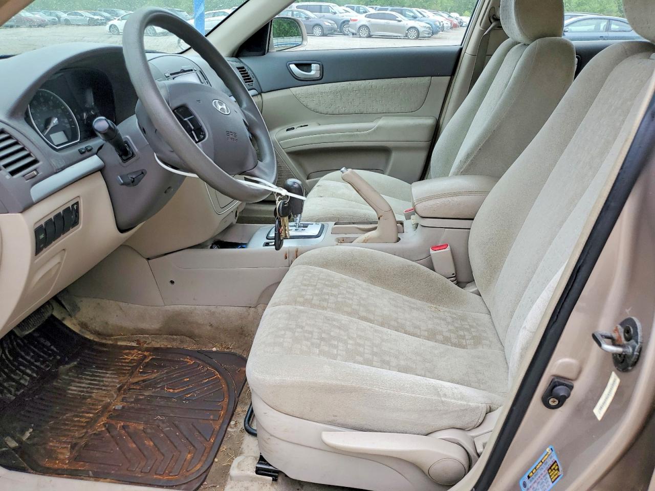 2007 Hyundai Sonata Gls Gold vin: 5NPET46CX7H290184