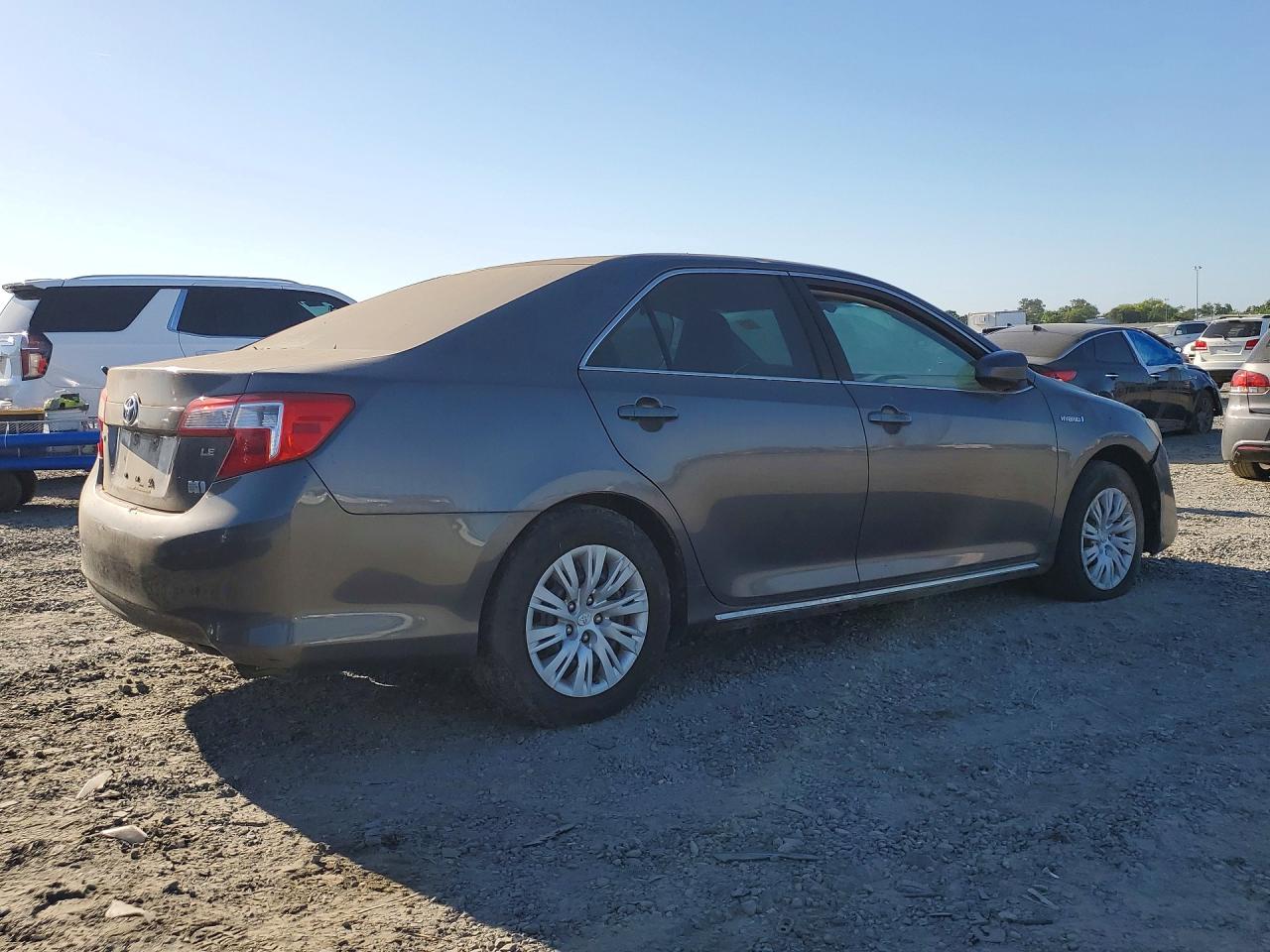 2013 Toyota Camry Hybrid Le Gray vin: 4T1BD1FK2DU096445