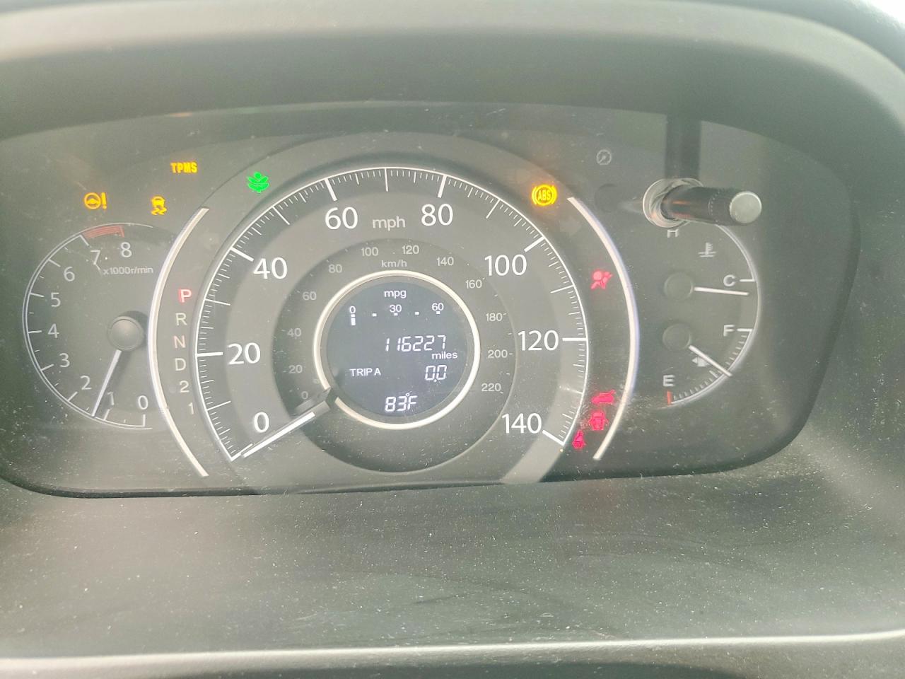 2013 Honda Cr-v Lx Blue vin: 5J6RM4H37DL012713