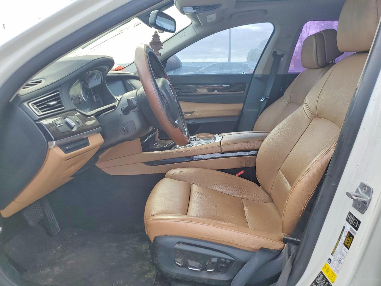 2013 Bmw 740 Lxi White vin: WBAYF4C56DD281538