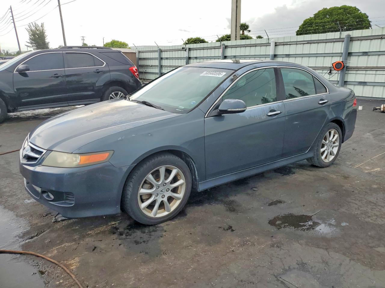 2008 Acura Tsx Gray vin: JH4CL96988C009021