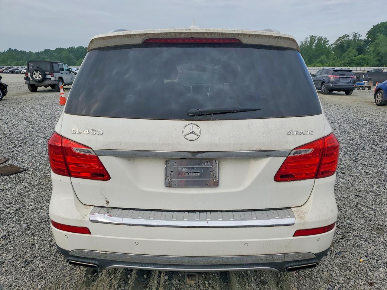 2014 Mercedes-benz Gl 450 4matic White vin: 4JGDF7CEXEA341872