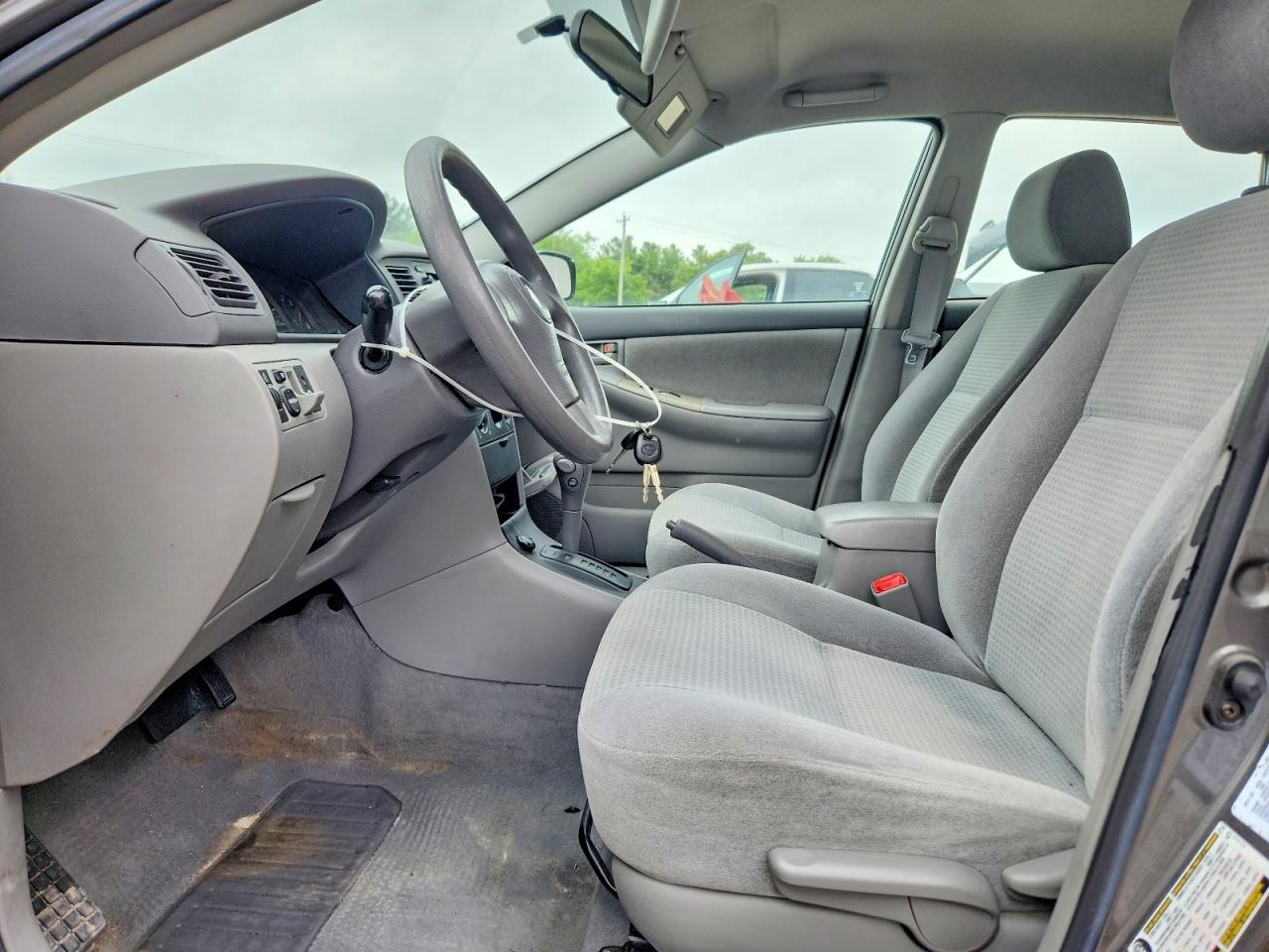2006 Toyota Corolla Ce Gray vin: 1NXBR32E66Z624164