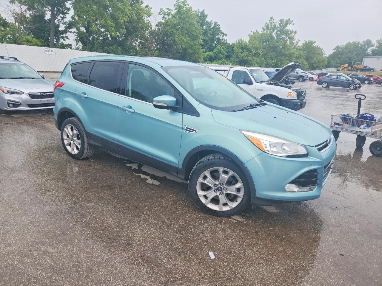 2013 Ford Escape Sel Blue vin: 1FMCU9H94DUC06120