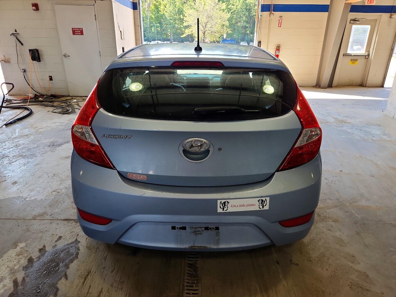 2014 Hyundai Accent Gs Blue vin: KMHCT5AE1EU172092