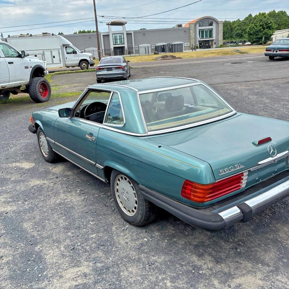1988 Mercedes-benz 560 Sl Blue vin: WDBBA48D0JA081404