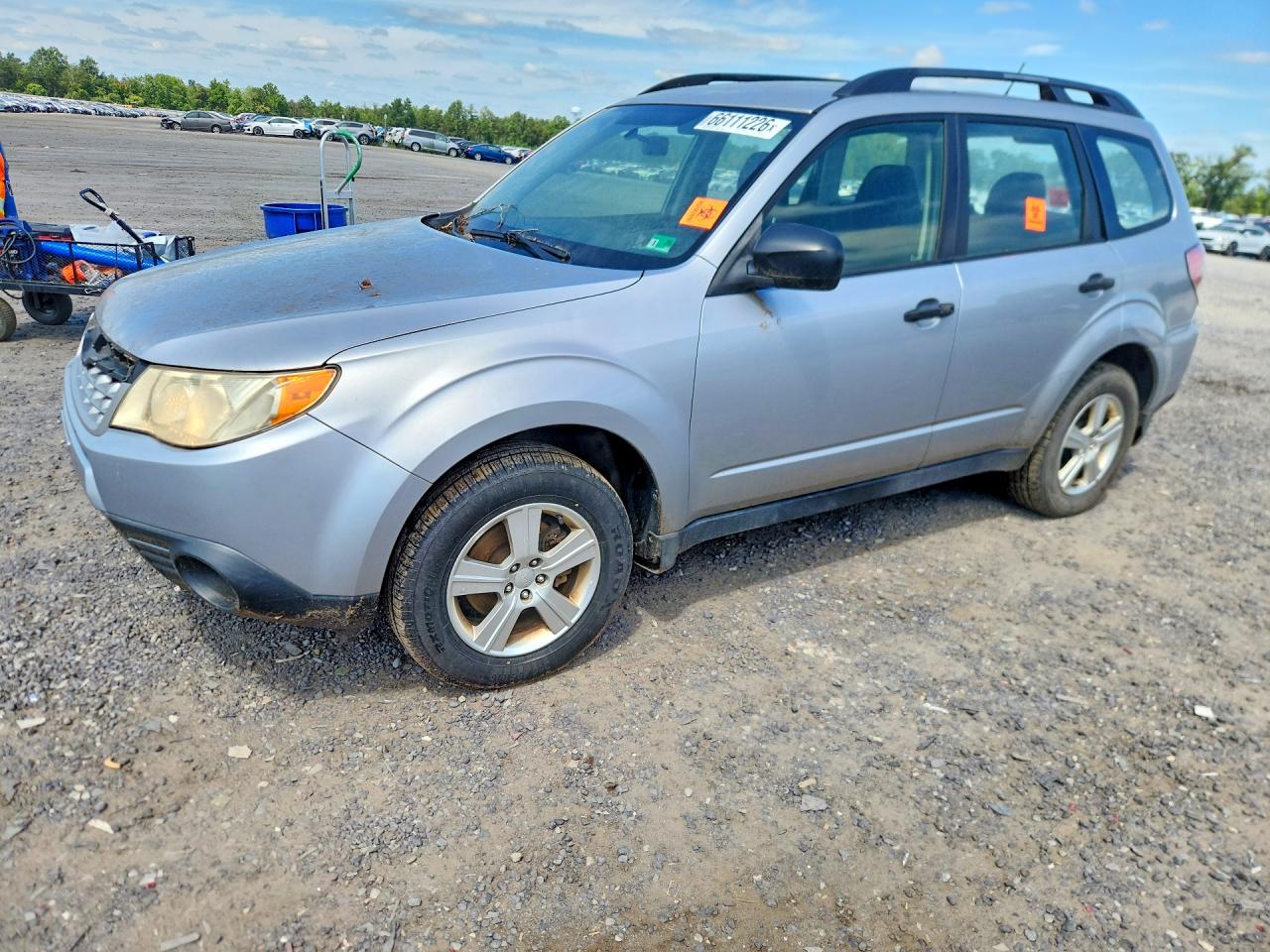2013 Subaru Forester 2.5x Silver vin: JF2SHABC5DH401339