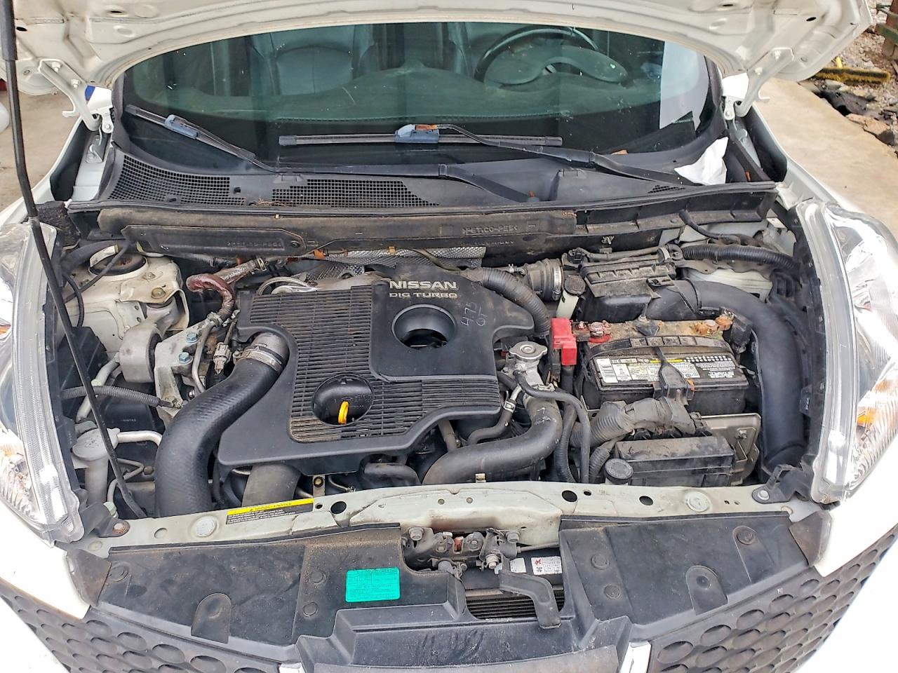 2014 Nissan Juke Sl Белый vin: JN8AF5MRXET354739