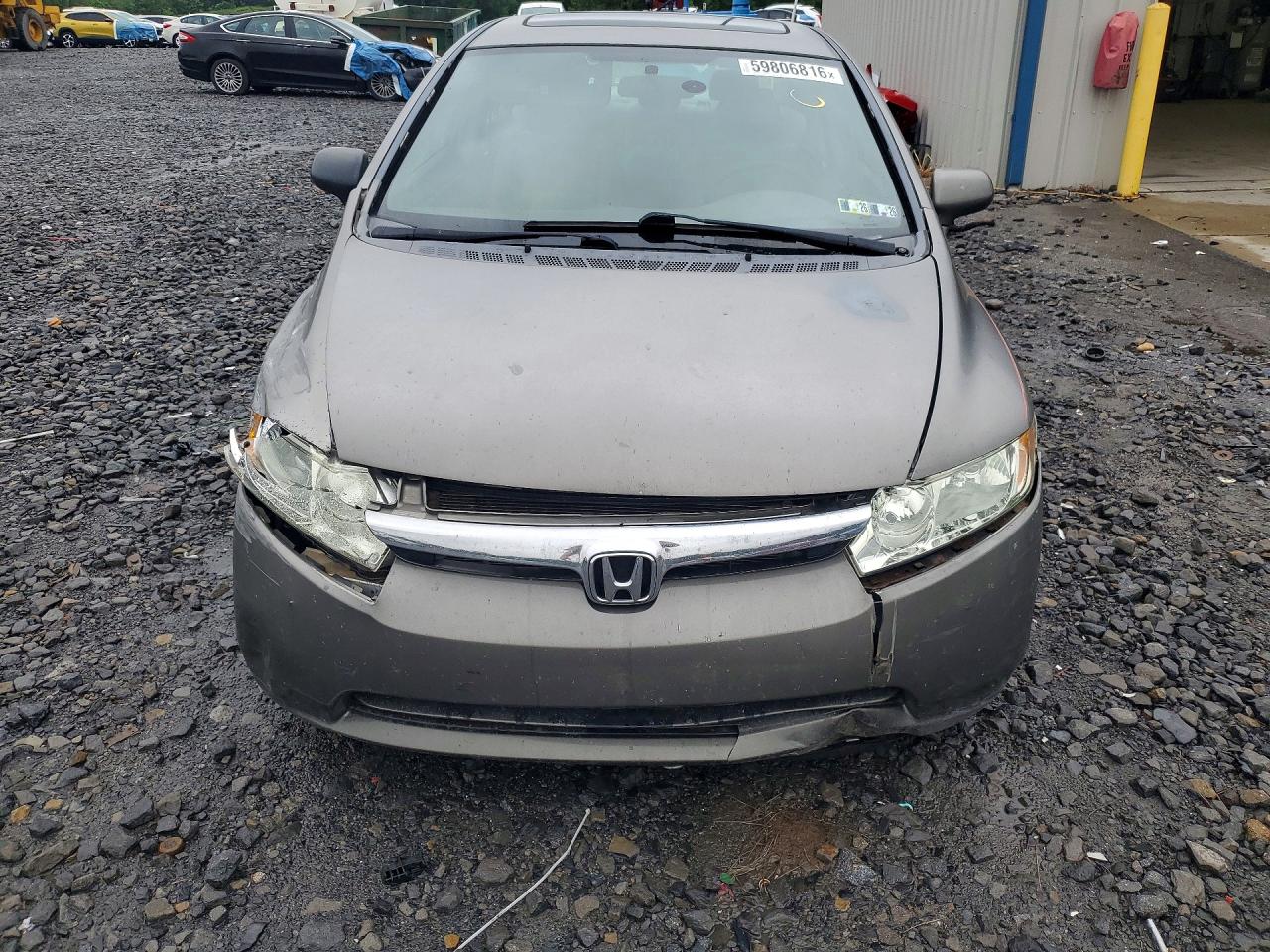 2008 Honda Civic Ex Gray vin: 2HGFA16808H524090