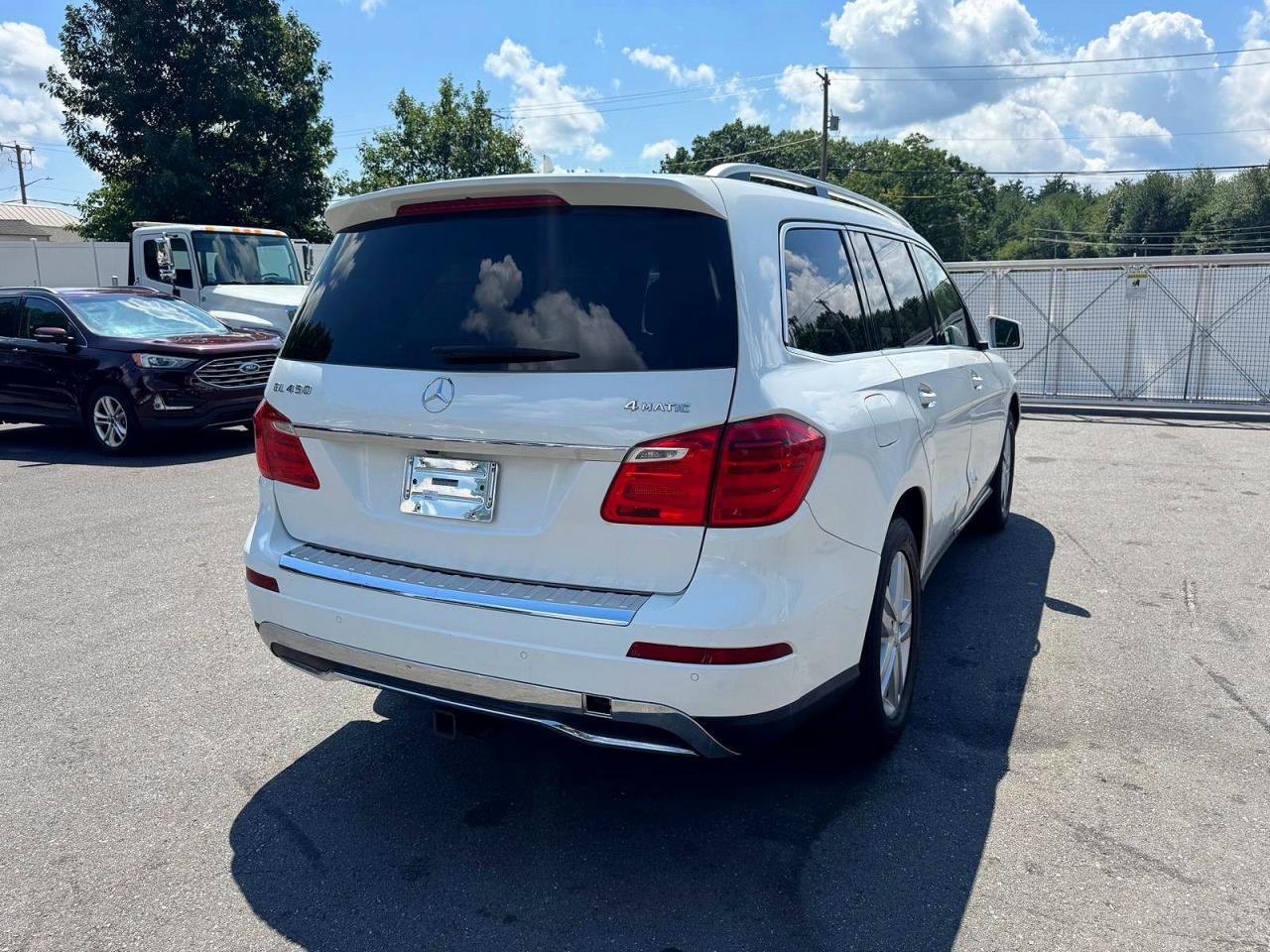 2014 Mercedes-benz Gl 450 4matic Белый vin: 4JGDF7CE0EA302336