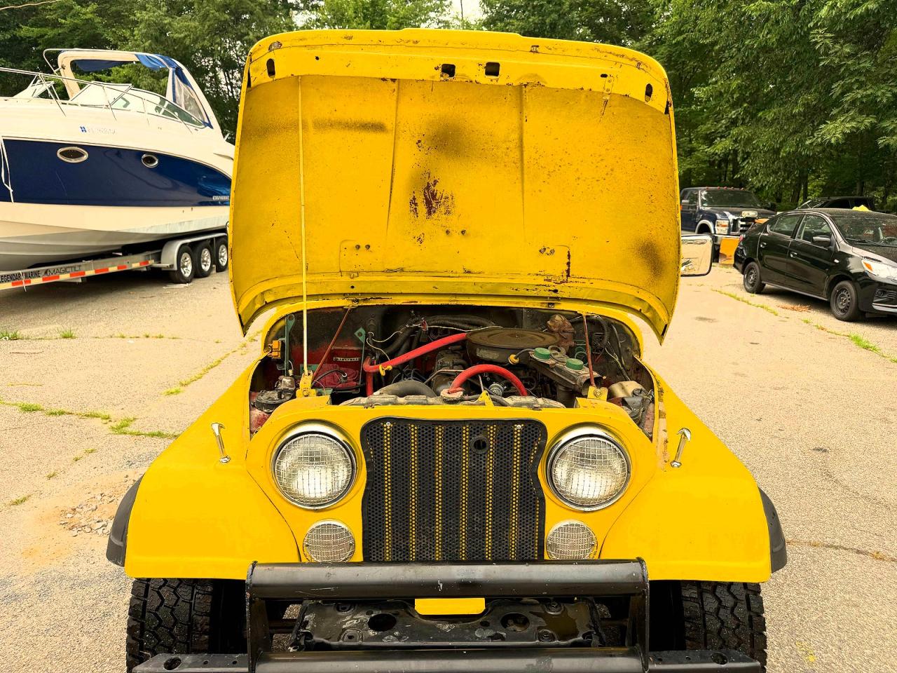 1986 Jeep Jeep Cj7 Yellow vin: 1JCCM87A0GT142841