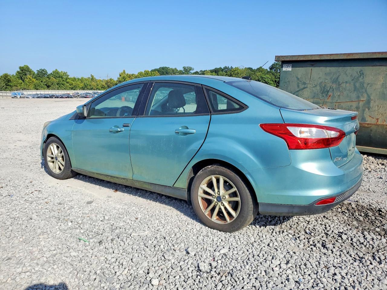 2012 Ford Focus Se Green vin: 1FAHP3F26CL122153