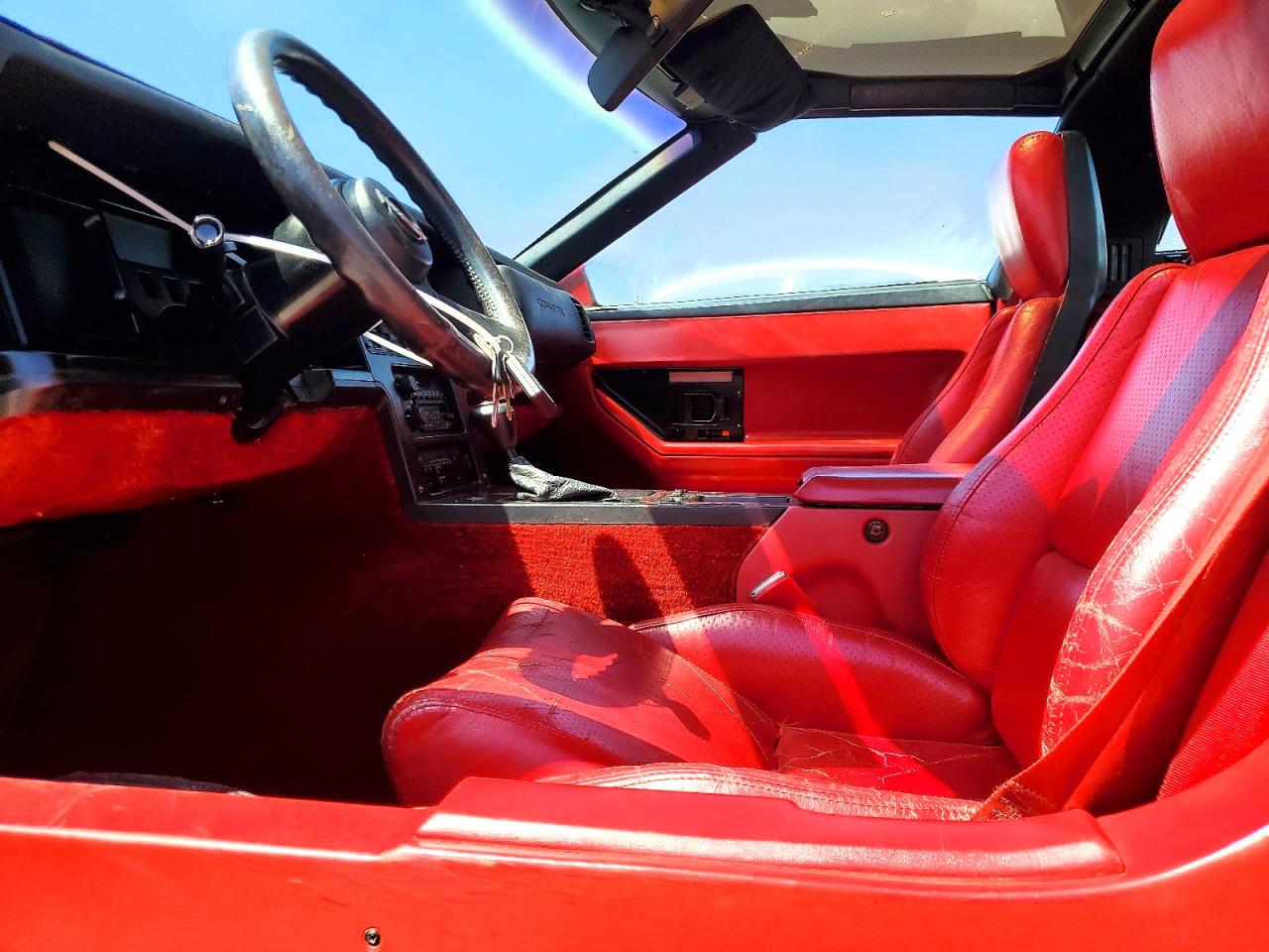 1986 Chevrolet Corvette Red vin: 1G1YY0784G5123135