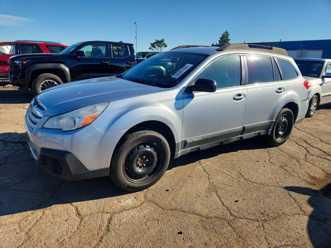 2014 Subaru Outback 2.5i Blue vin: 4S4BRCAC8E3320712
