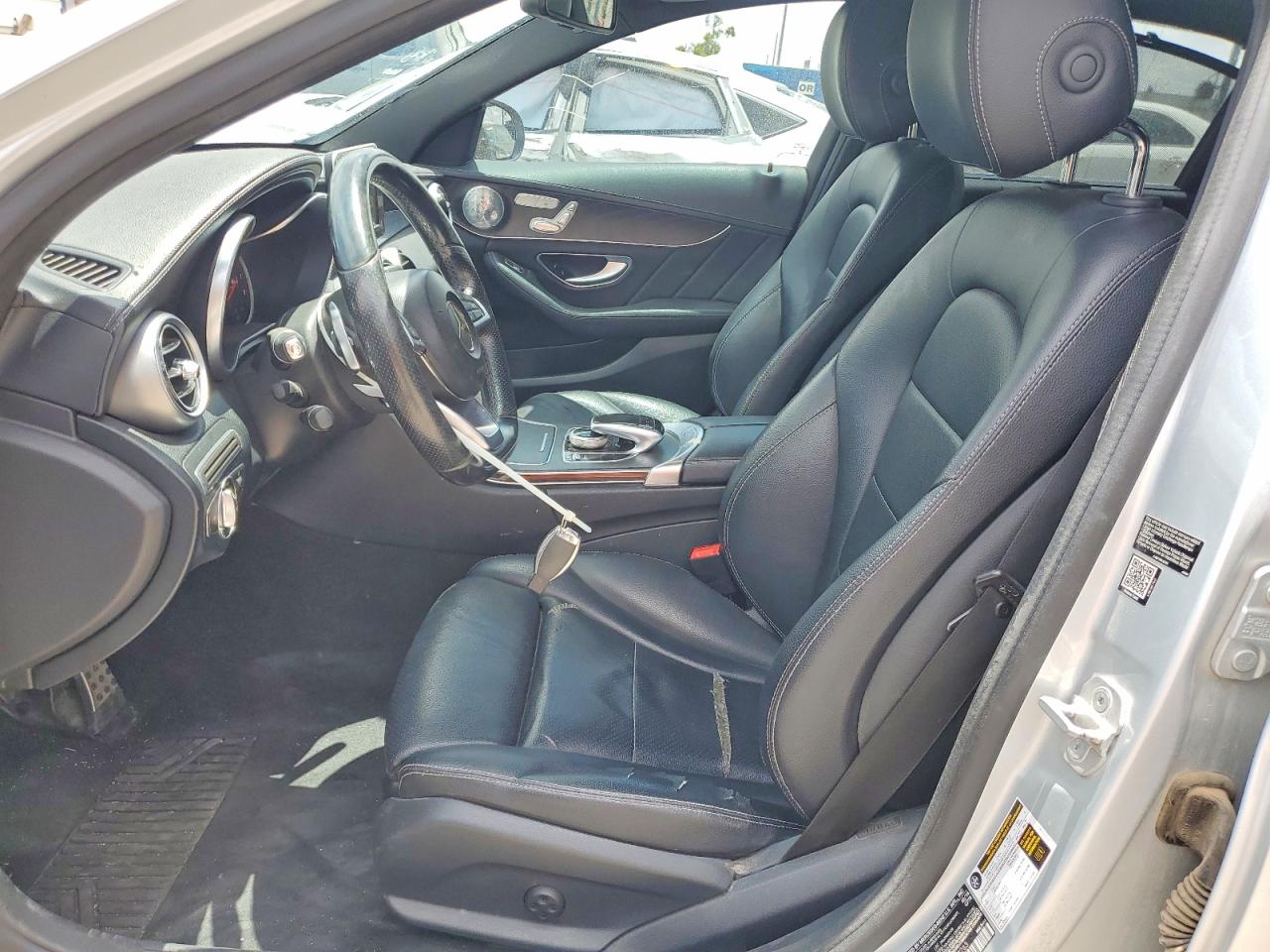 2015 Mercedes-benz C 400 4matic Silver vin: 55SWF6GB8FU023263