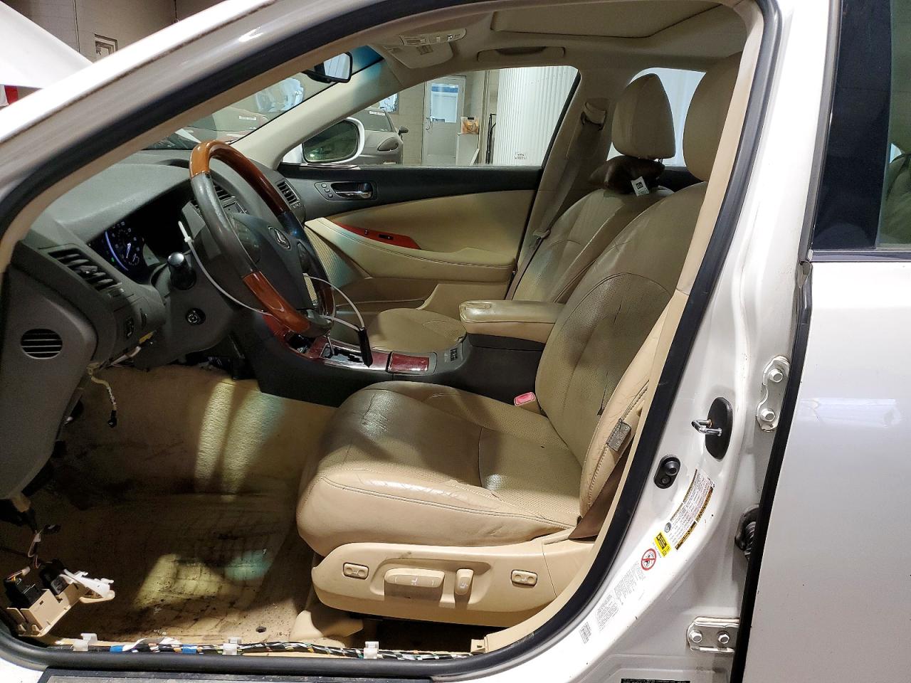 2007 Lexus Es 350 White vin: JTHBJ46G672051713
