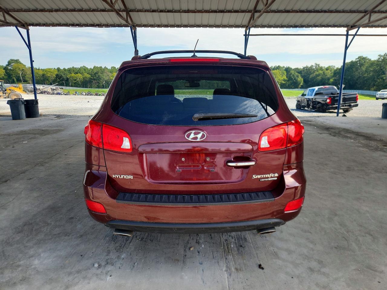 2009 Hyundai Santa Fe Limited Темно-бордовый vin: 5NMSH73E99H274361