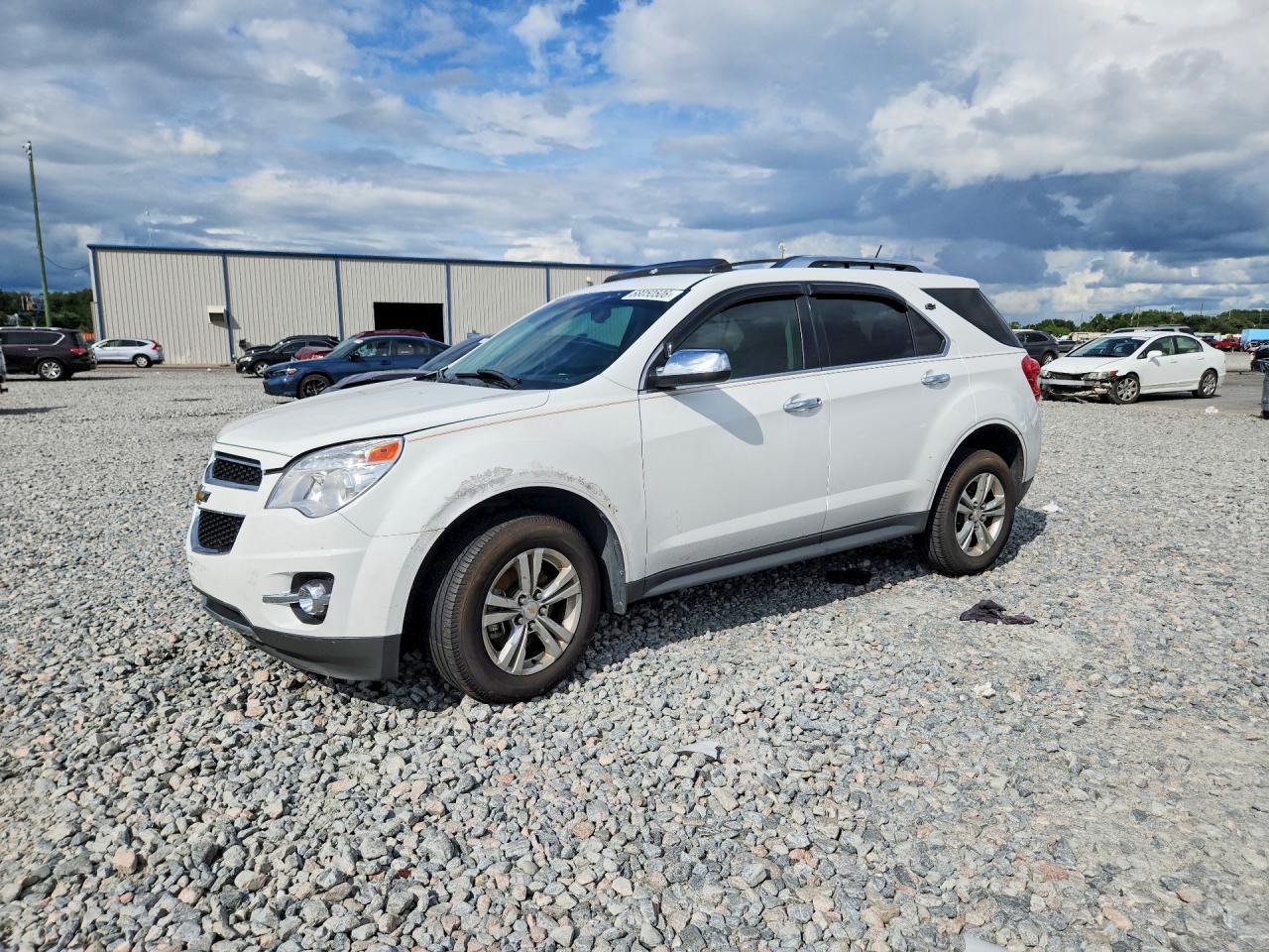 2013 Chevrolet Equinox Ltz White vin: 2GNALFEK2D6244536