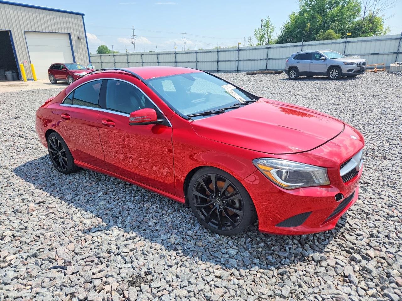 2014 Mercedes-benz Cla 250 4matic Red vin: WDDSJ4GB8EN120097