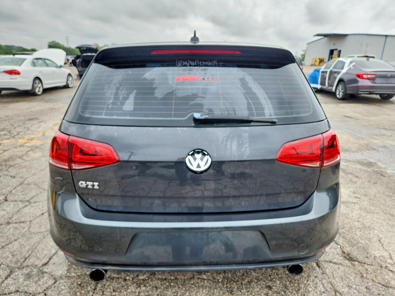 2015 Volkswagen Gti Серый vin: 3VW4T7AU8FM001189