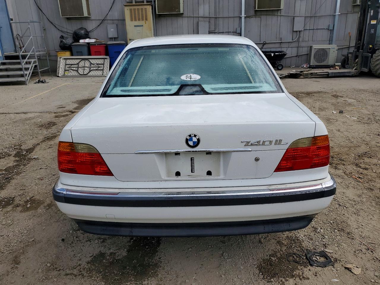 1999 Bmw 740 Il White vin: WBAGH8338XDP03583