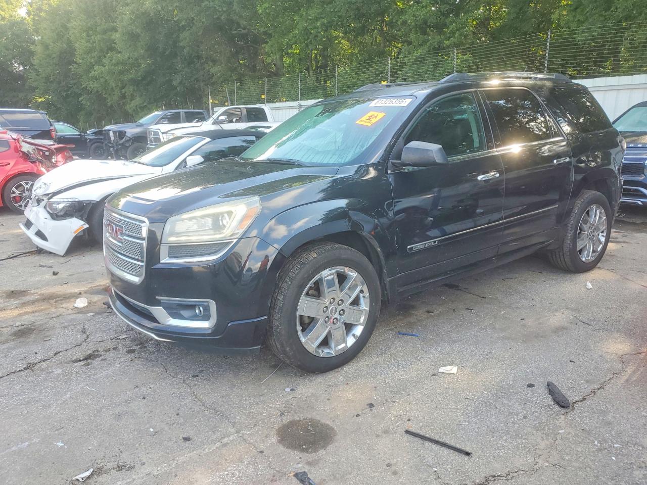 2014 Gmc Acadia Denali Черный vin: 1GKKRTKD9EJ276571