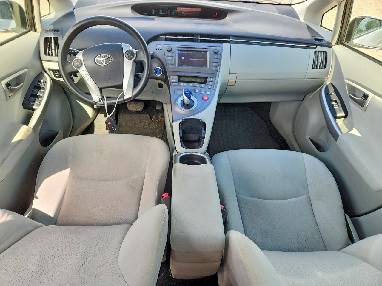 2012 Toyota Prius Two White vin: JTDKN3DU0C0334476