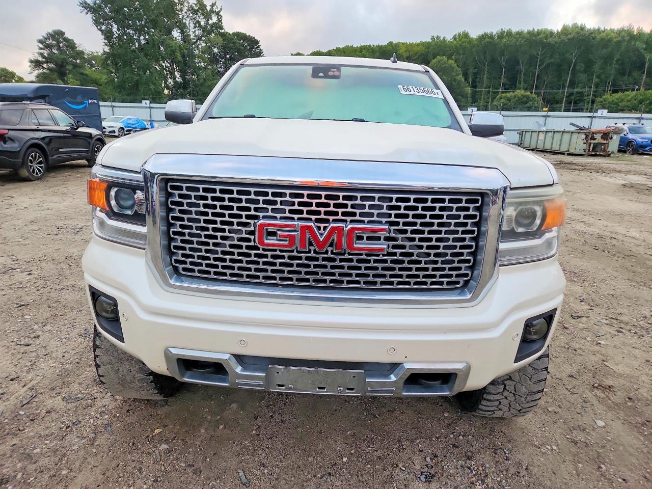2014 Gmc Sierra K1500 Denali White vin: 3GTU2WEC5EG339437