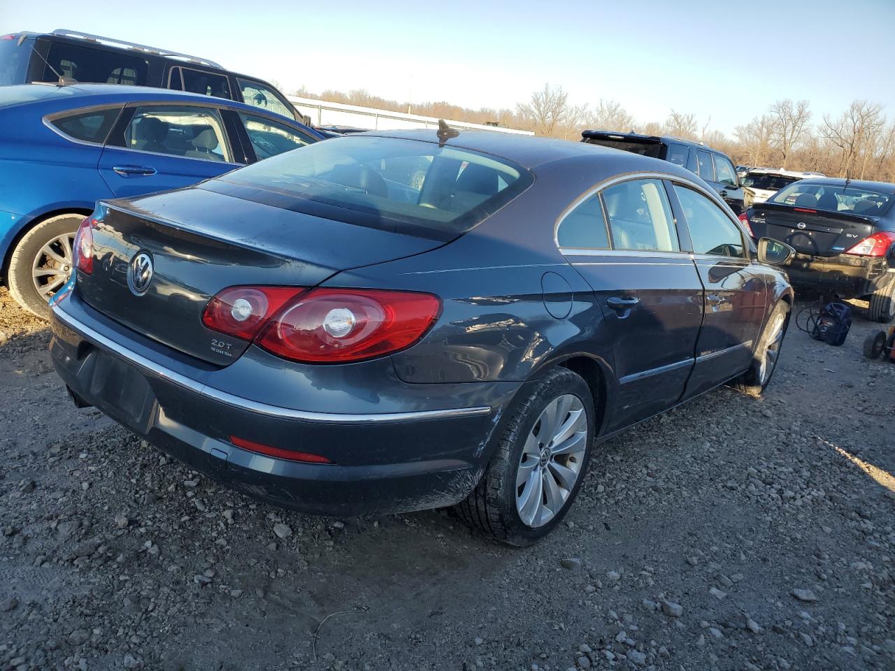 2012 Volkswagen Cc Sport Blue vin: WVWMN7AN4CE533661