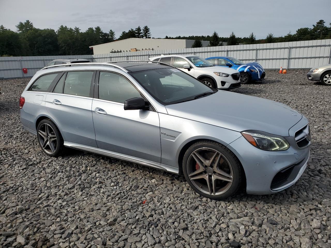 2014 Mercedes-benz E 63 Amg-s Silver vin: WDDHH7GB4EA966340