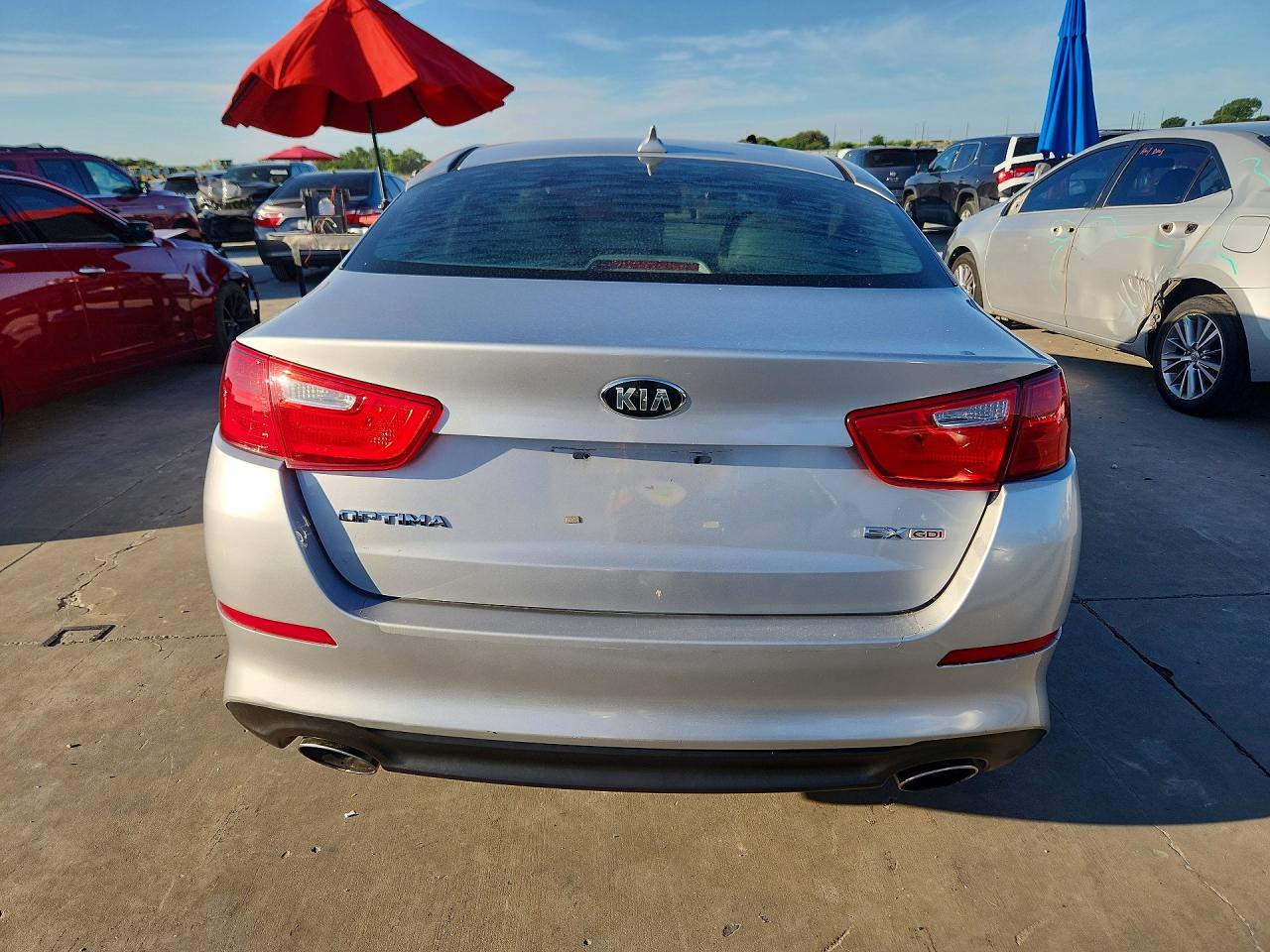 2015 Kia Optima Ex Silver vin: 5XXGN4A79FG405431