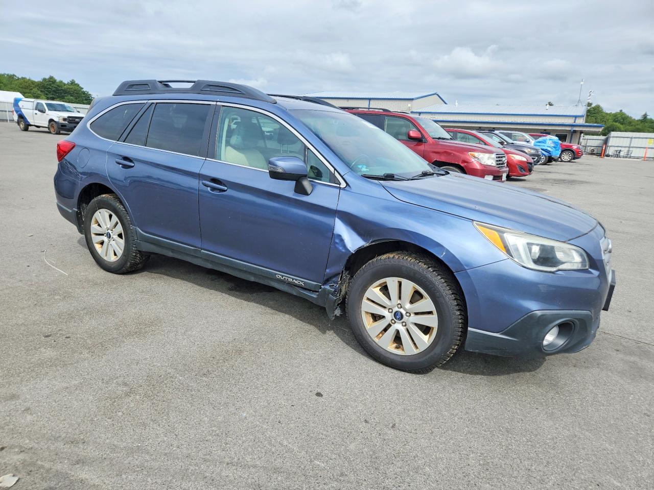 2015 Subaru Outback 2.5i Premium Blue vin: 4S4BSAHC5F3298569