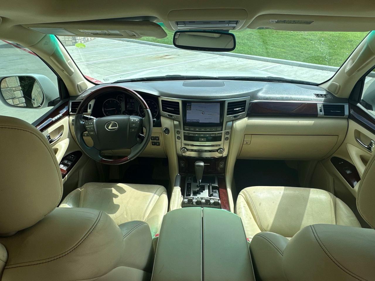 2013 Lexus Lx 570 White vin: JTJHY7AX8D4100357