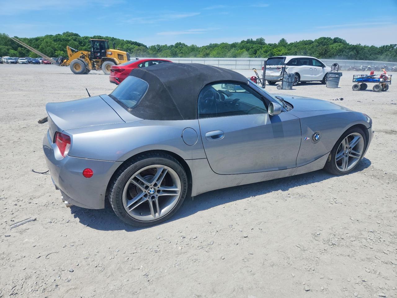 2007 Bmw M Roadster Silver vin: 5UMBT93537LY53492