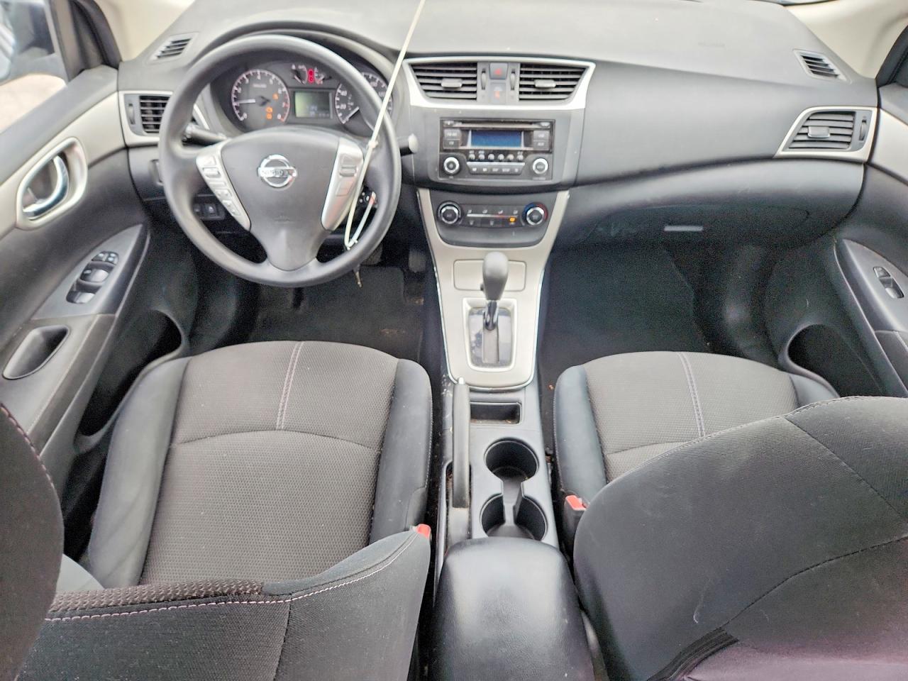 2015 Nissan Sentra S Gray vin: 3N1AB7APXFY343466