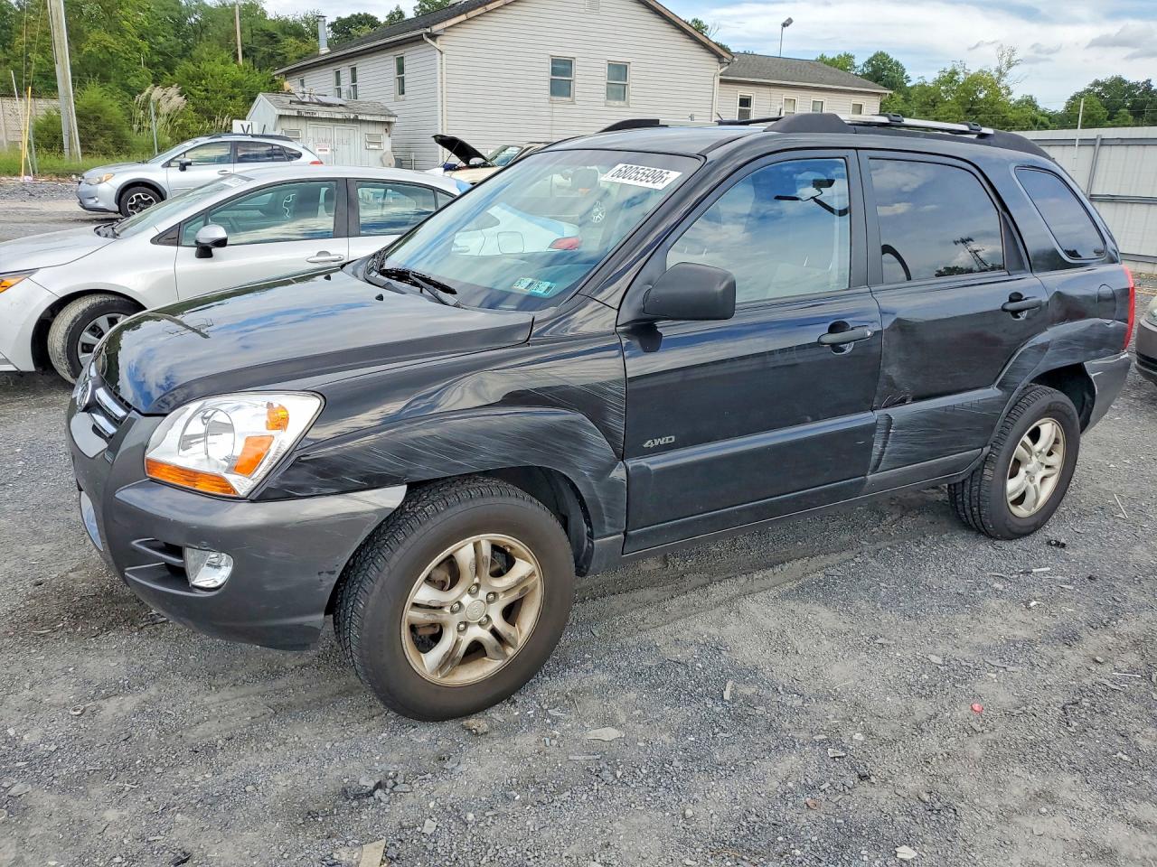 2006 Kia Sportage Lx Черный vin: KNDJE723567175138