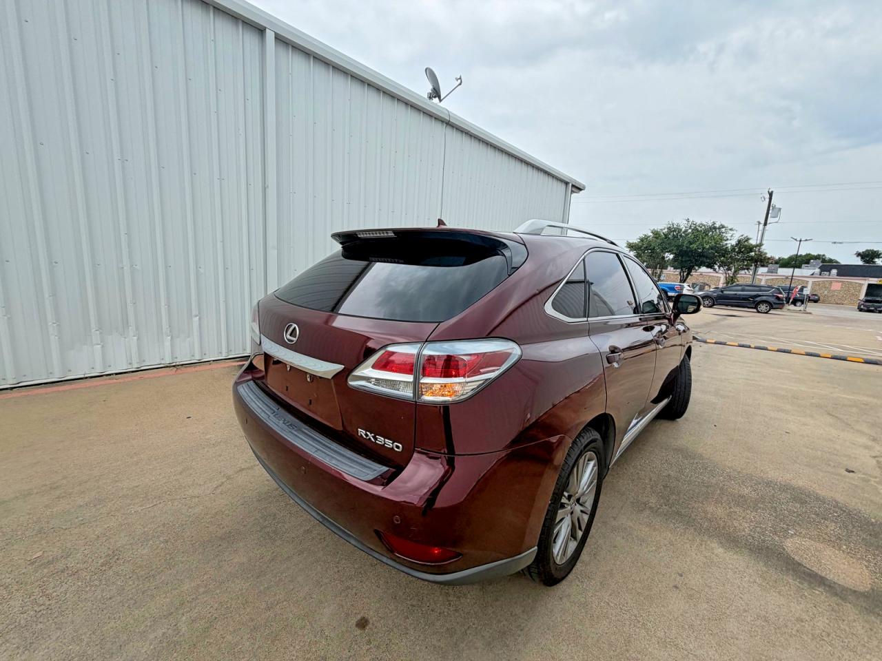 2013 Lexus Rx 350 Burgundy vin: 2T2ZK1BA6DC114444