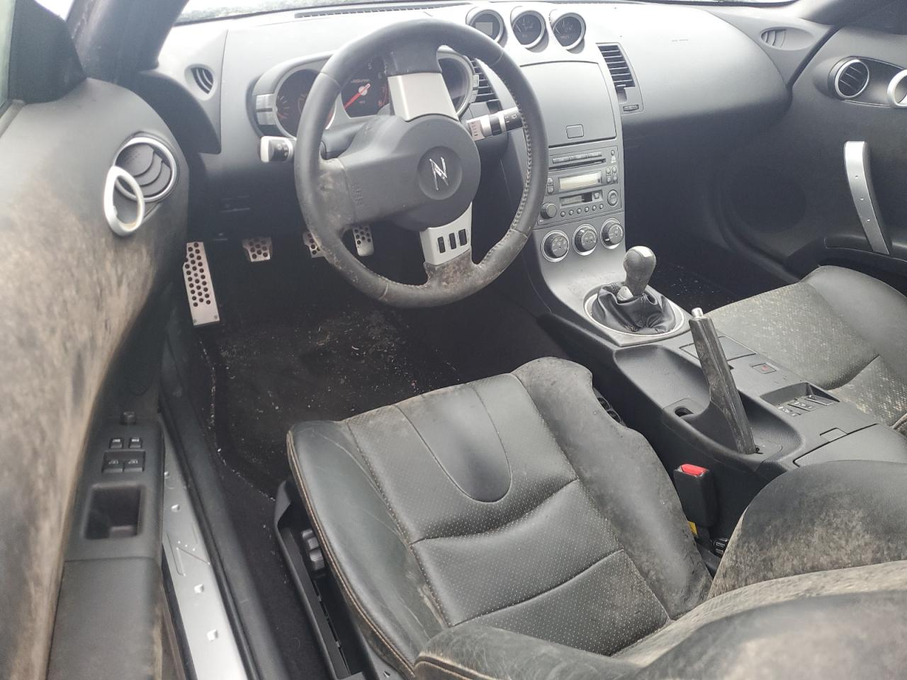 2003 Nissan 350z Coupe Серебряный vin: JN1AZ34E33T011923